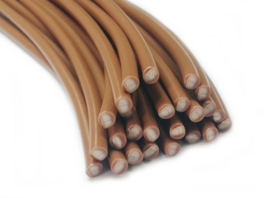 Plastic welding rods PE-HD 4mm Round Brown (RAL8024) 25 rods